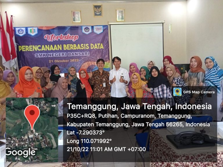 SMK NEGERI BANSARI GELAR WORKSHOP PERENCANAAN BERBASIS DATA DALAM UPAYA MENINGKATKAN RAPOT PENDIDIKAN